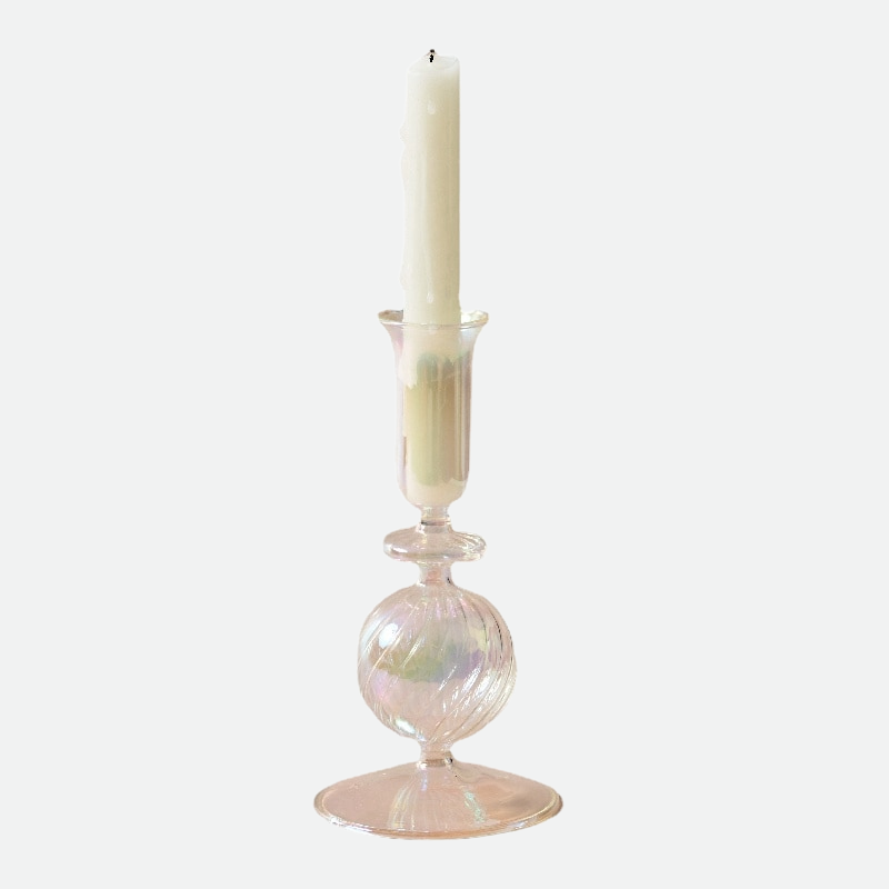 Classic Glass Candle Holder Collection - Vintage Style