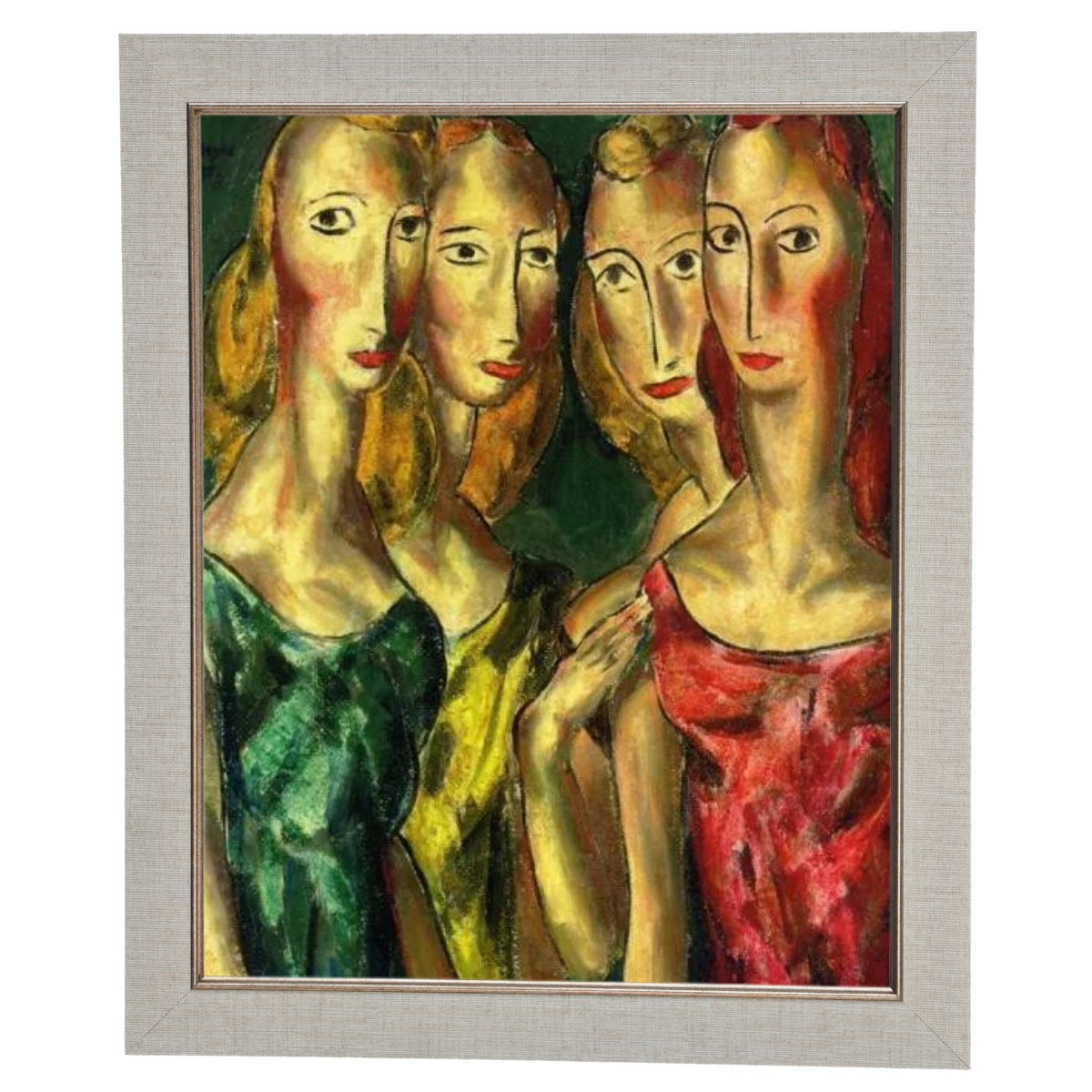 SisterGrace - Four Sisters Vintage Art for Walls