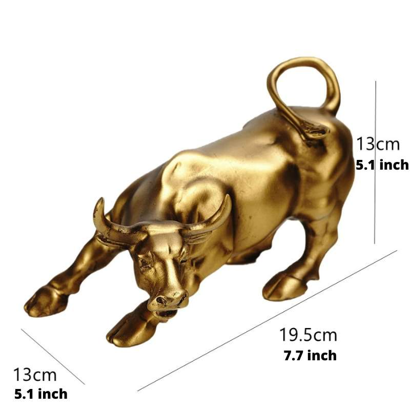 SylvaÉmpire - Bull Figurine for Crypto & Investors