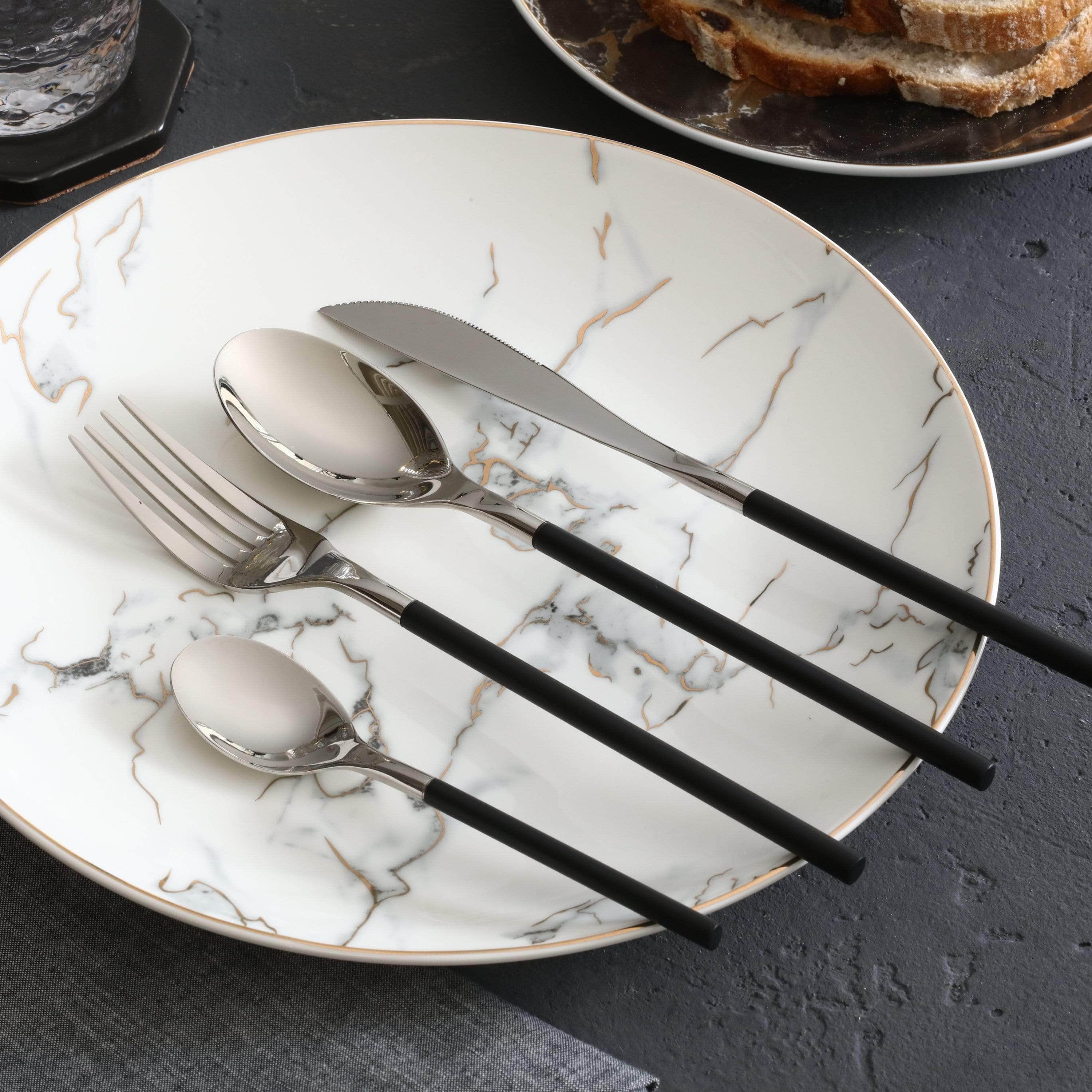 GermanArt - Stylish Stainless Steel Cutlery Set with Artistic Touch