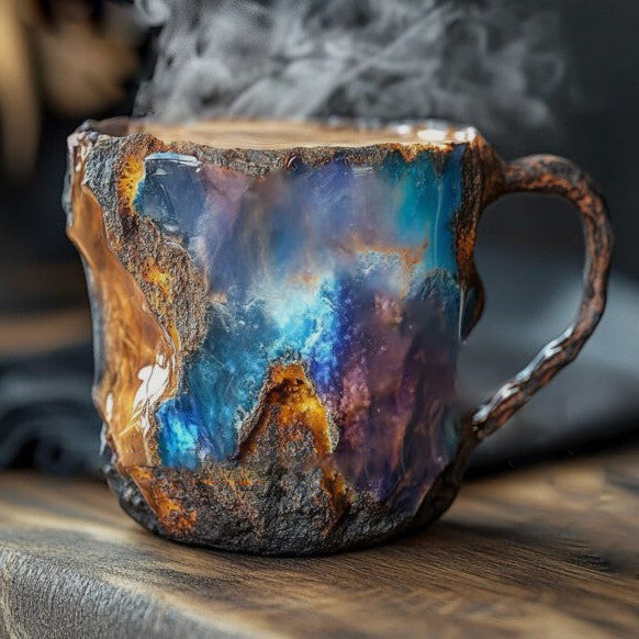 Mineral Crystal Coffee Cups - Luxury Design and Unique Gemstone Look