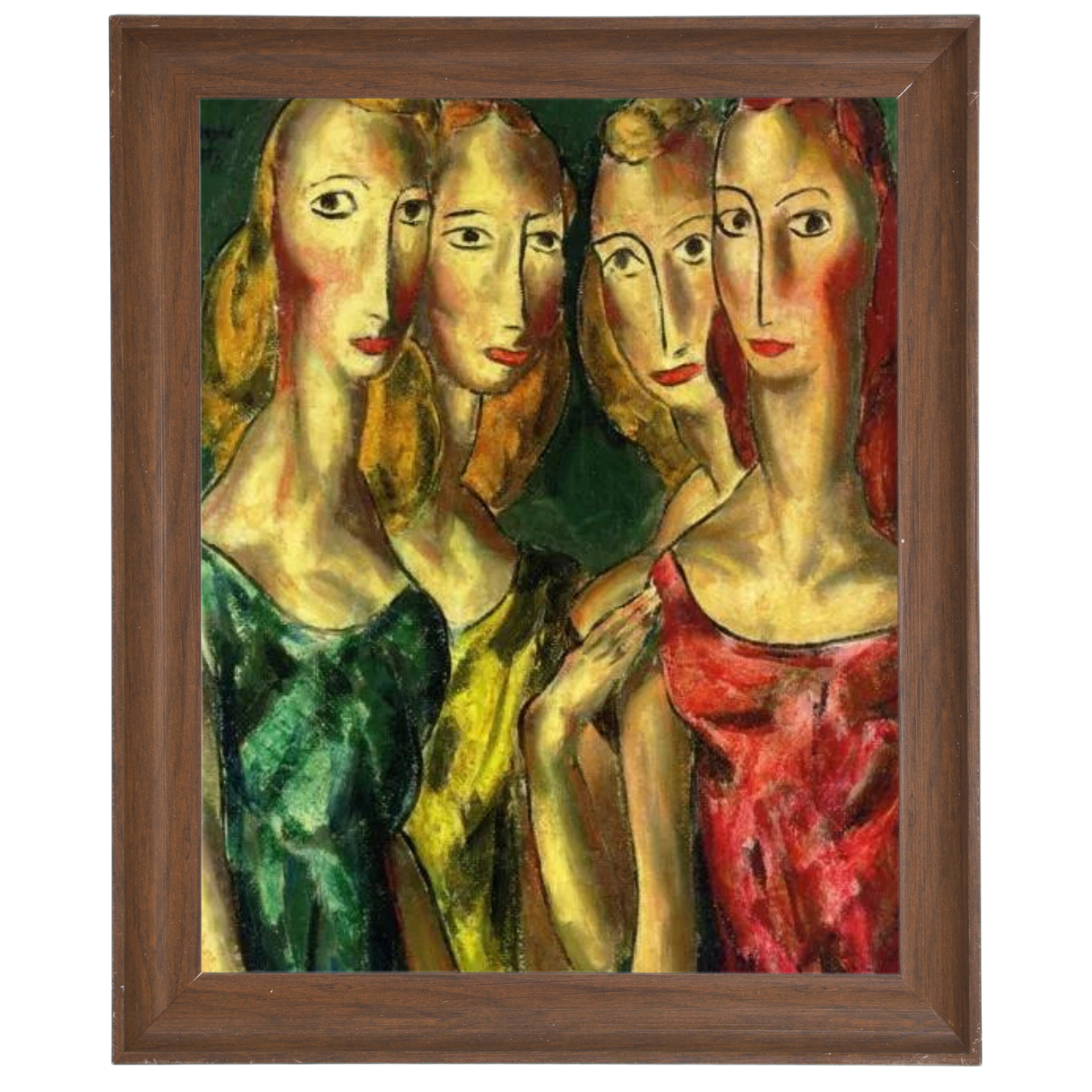 SisterGrace - Four Sisters Vintage Art for Walls