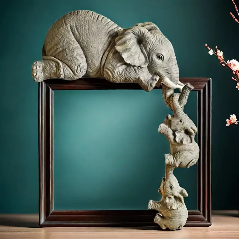 SoleneVerde - Retro and Elegant Elephant Decoration