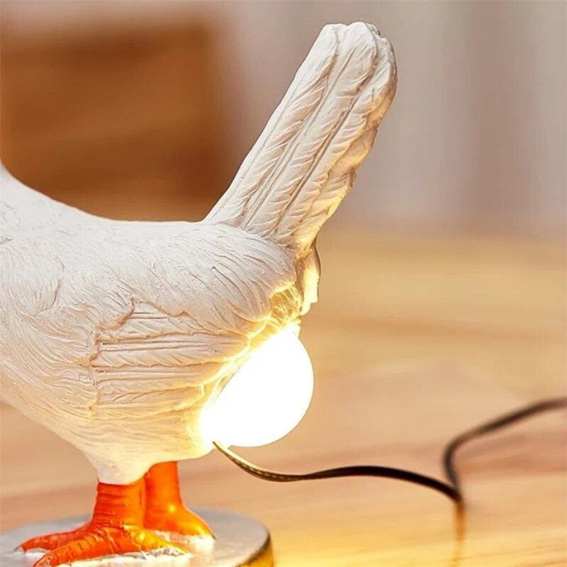 GlowCluck - Funny Table Lamp in the Shape of a Chicken