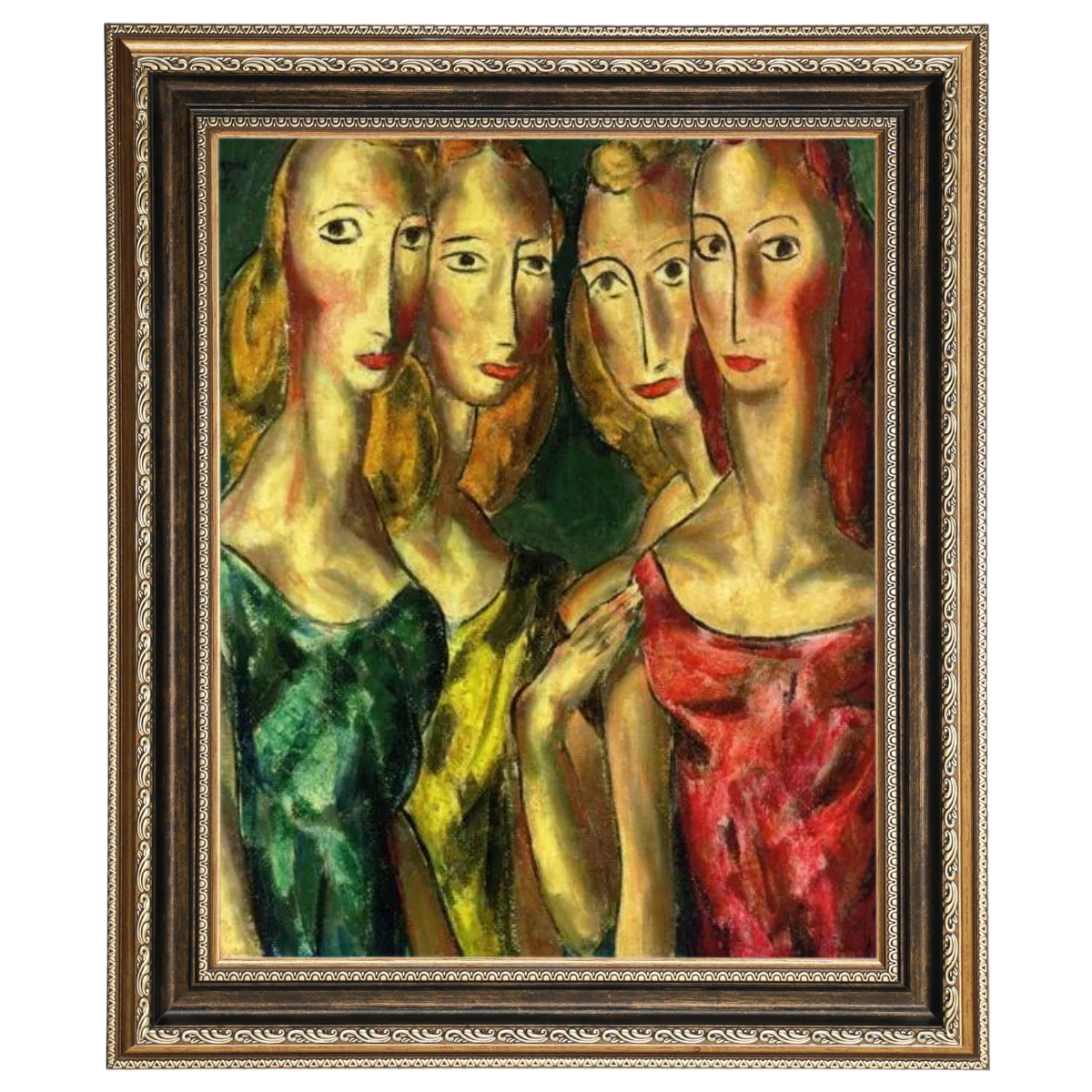 SisterGrace - Four Sisters Vintage Art for Walls