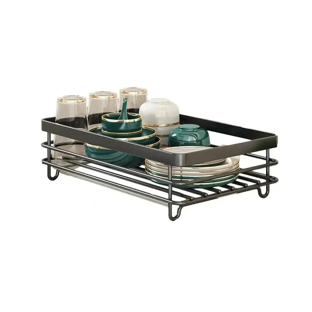 Draining Rack - Adjustable and Spacious - Perfect for Plates and Cutlery