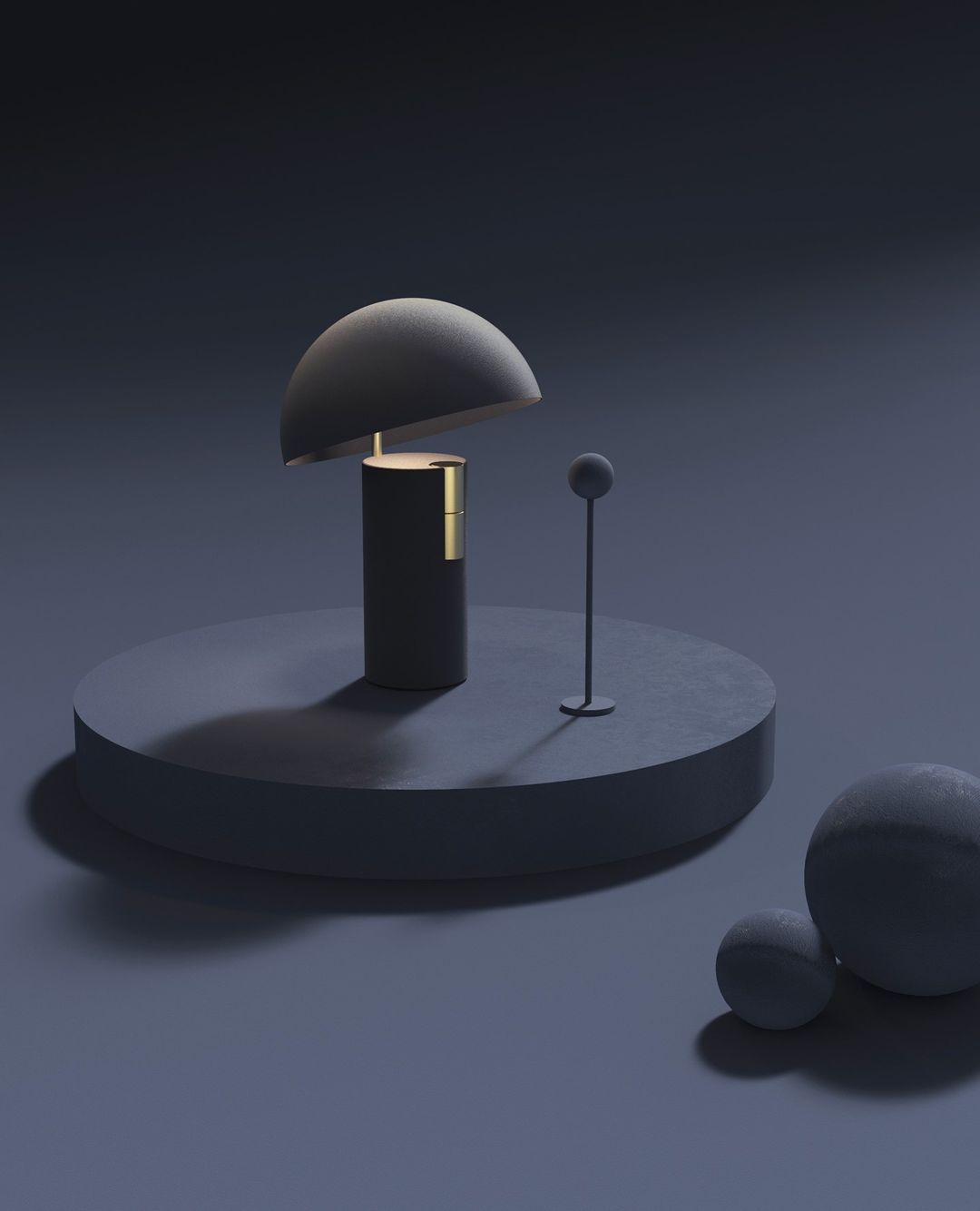 LumiCrest - Modern Table Lamp with Elegant Design (Mushroom Design)