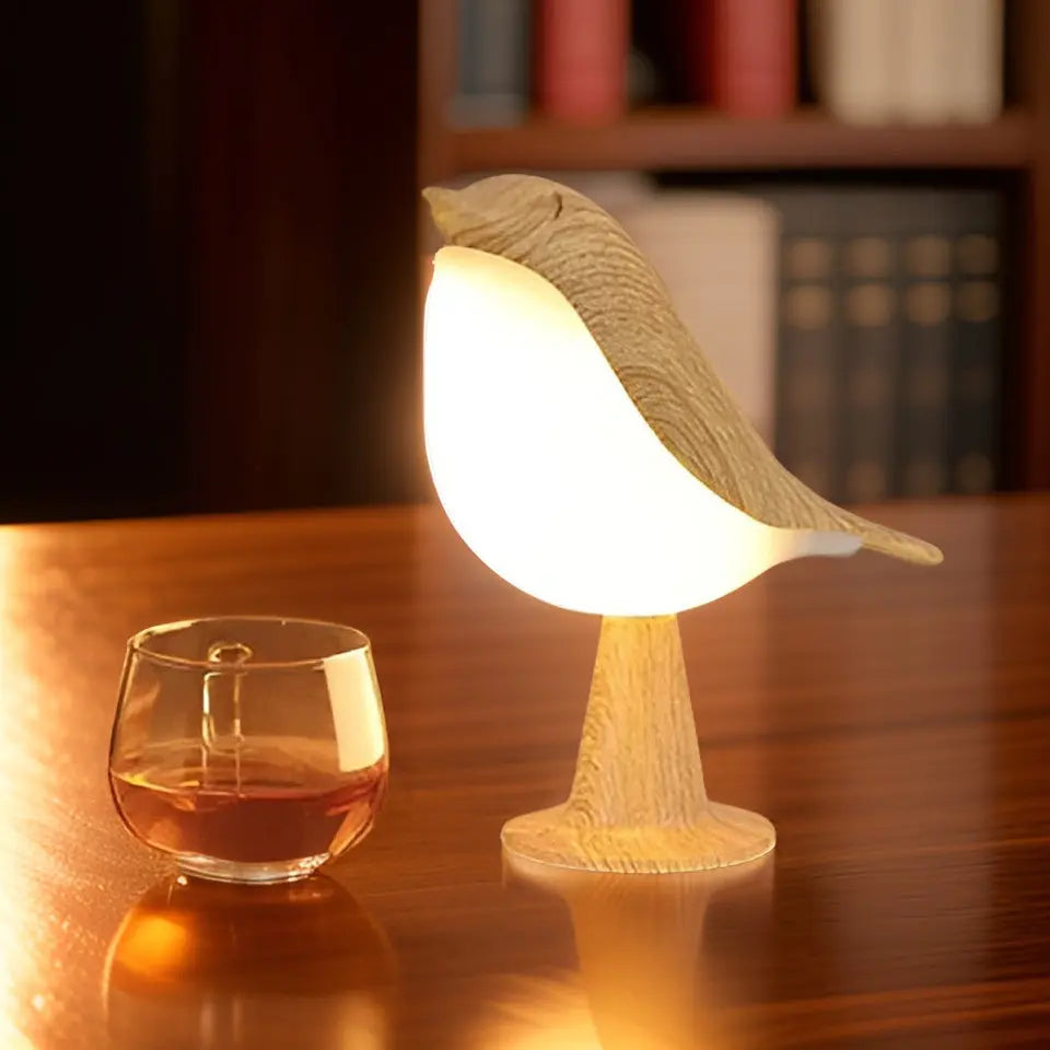 Bird Lamp with Fragrance Diffuser and Touch Control