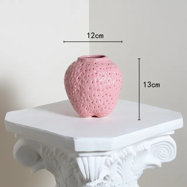 SlimBerry - Strawberry Ceramic Vase