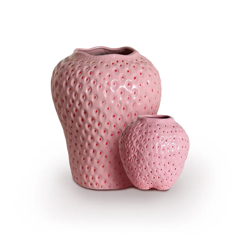 SlimBerry - Strawberry Ceramic Vase