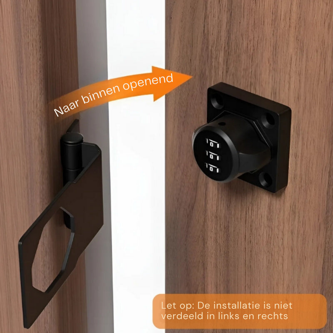 Keyless Combination Lock - Safe and Easy with Your Own Number Code