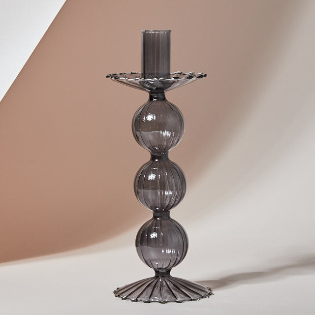 Glass Candle Holder - Luxurious and Elegant Table Decoration