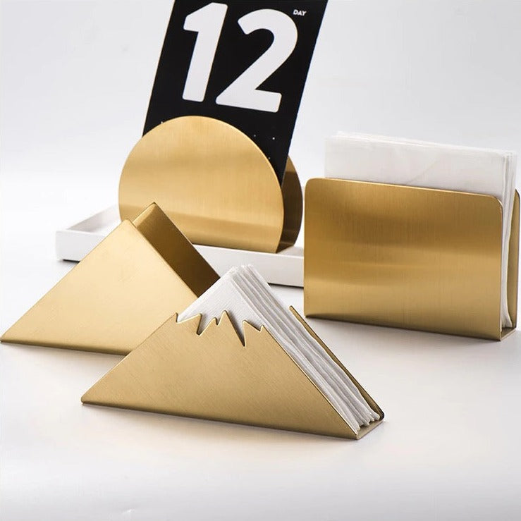 Gold Napkin Holder - Stylish Table Accessory