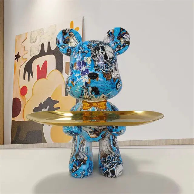 MetroPups - Graffiti Bear Figurine Decoration