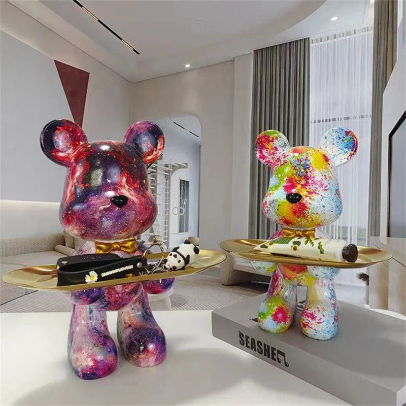 MetroPups - Graffiti Bear Figurine Decoration