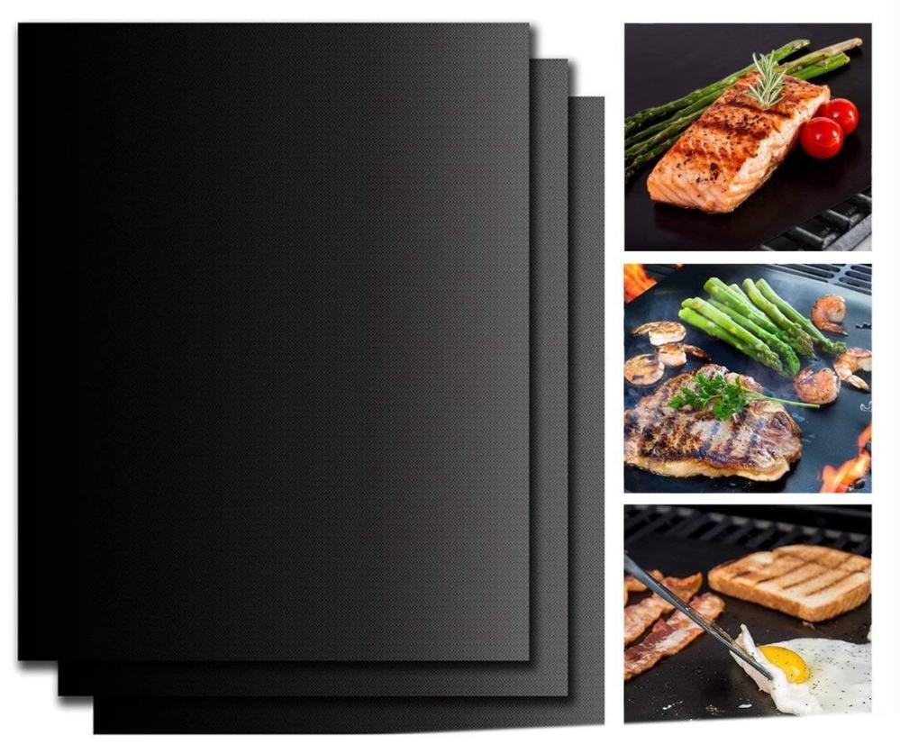 BBQ Grill Mat Grilly - Heat Resistant and Easy to Clean (2+2 Free)