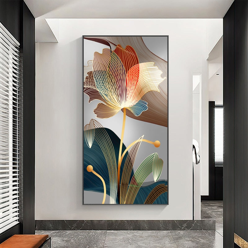 SylvaVerve - Norwegian Abstract Flower Art