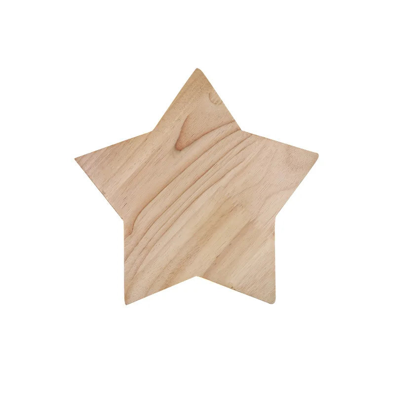 Norwegian Wooden Star Lamp - LED Wall Light for Children