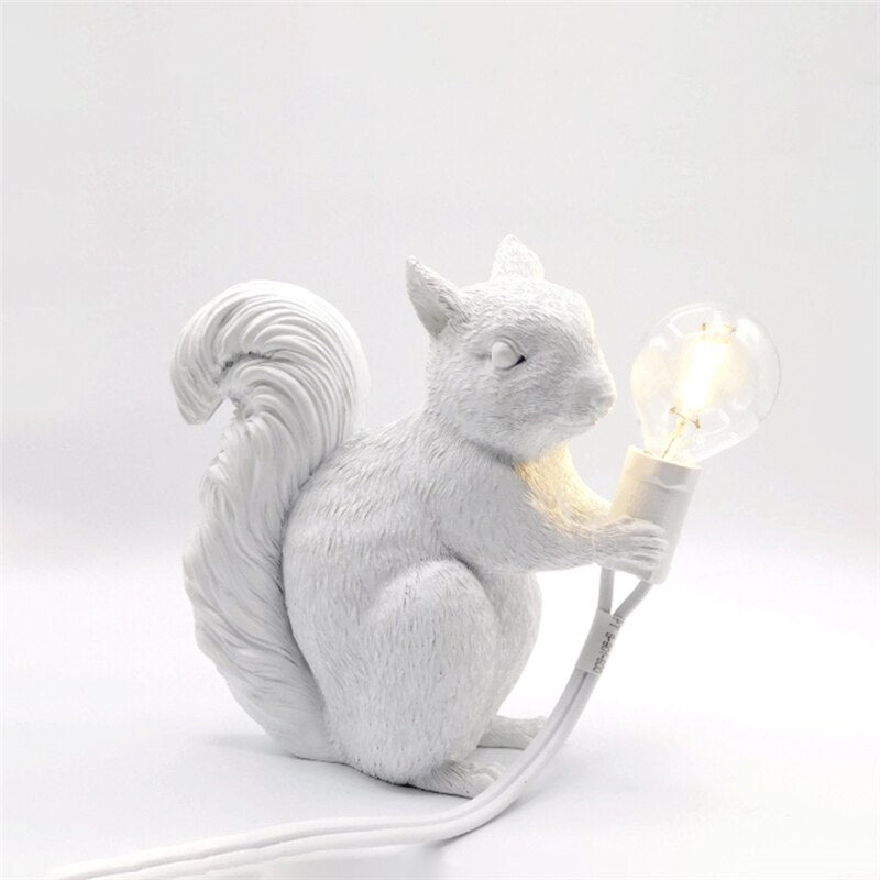 Nordic Designer Cute Squirrel Table Lamp