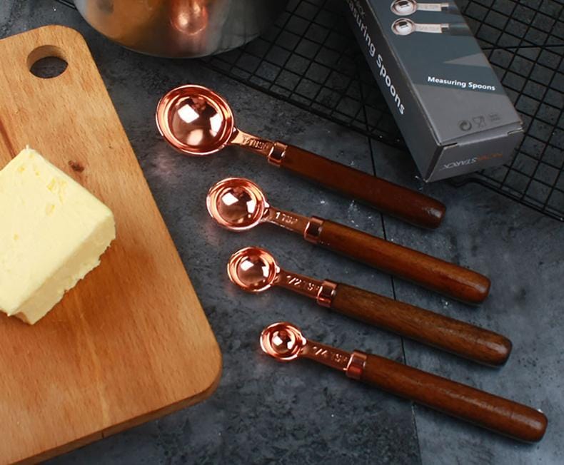 CopperLuxe Measuring Set - Copper-Coloured Design - Stylish and Functional Kitchen Set