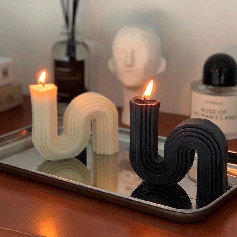 Decorative Candles with Unique Shapes and Scents