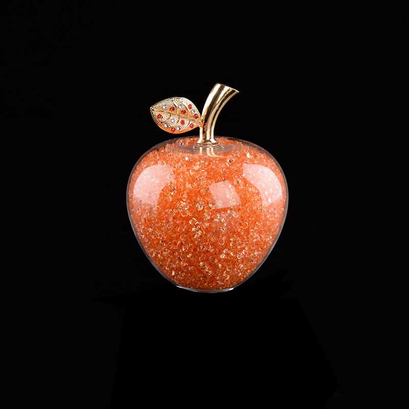 AstraÉclat - Handmade Crystal Apple Figurine