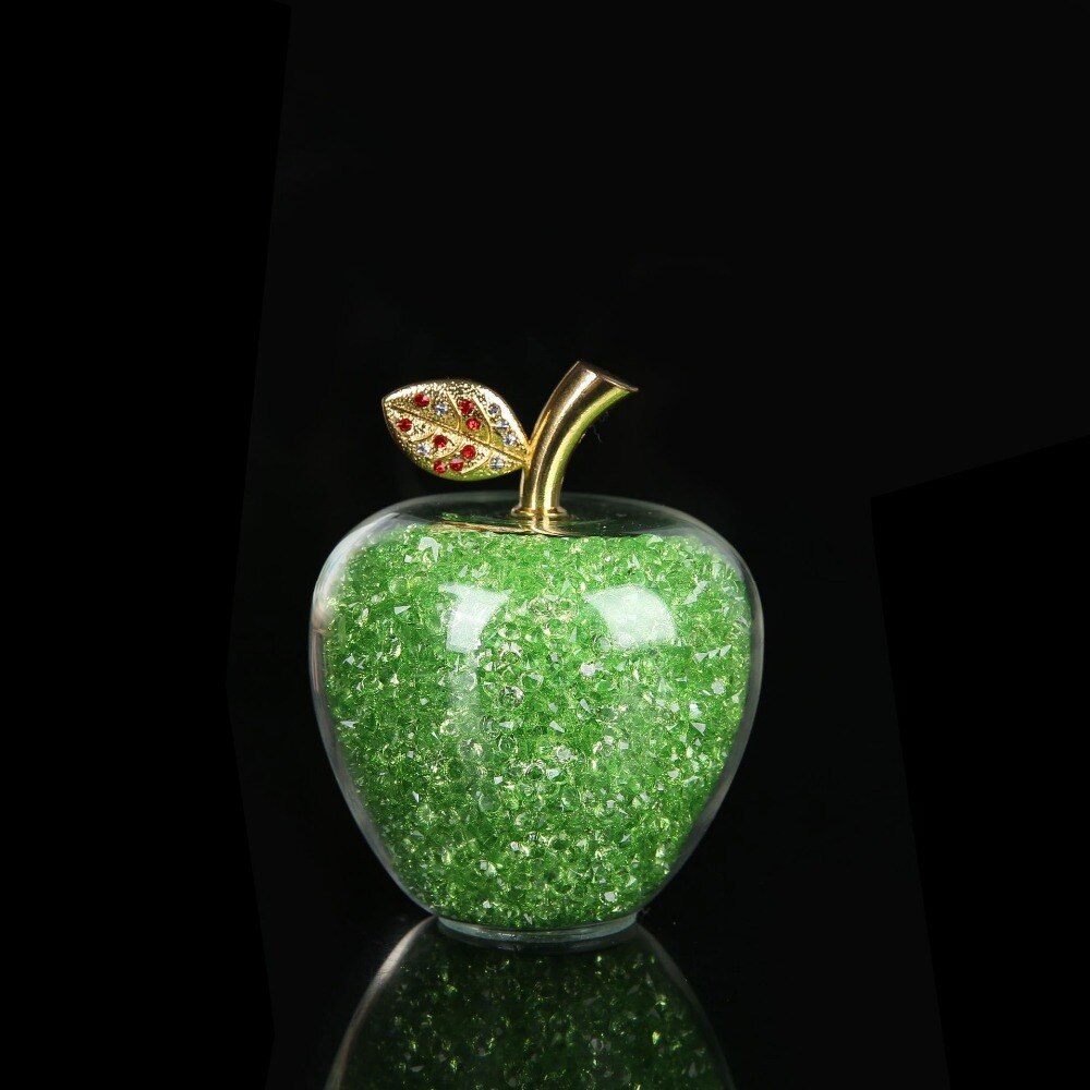 AstraÉclat - Handmade Crystal Apple Figurine