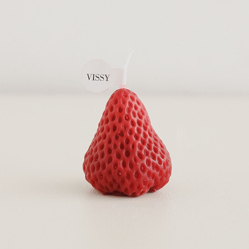 Cactus and Berries Decorative Soy Wax Candle - Elegant Candle for Stylish Decoration