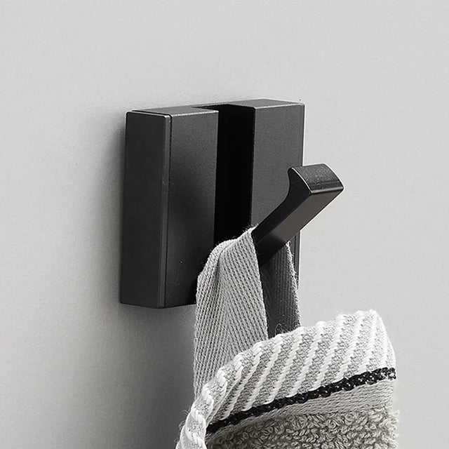 Wall Rack with Towel Hooks - Norwegian Design for Bathroom