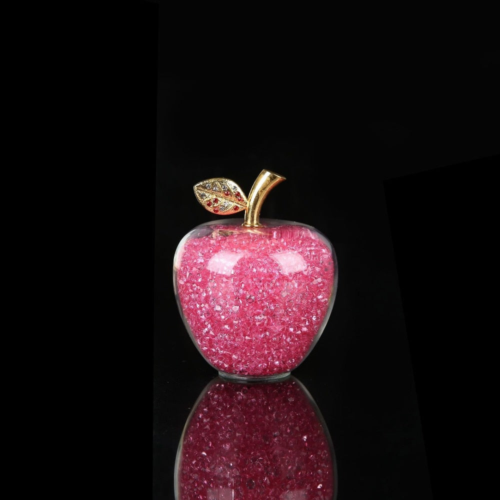 AstraÉclat - Handmade Crystal Apple Figurine