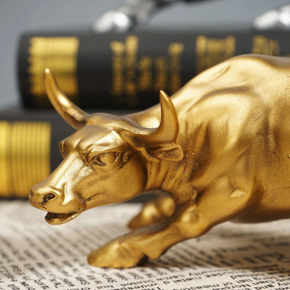 SylvaÉmpire - Bull Figurine for Crypto & Investors