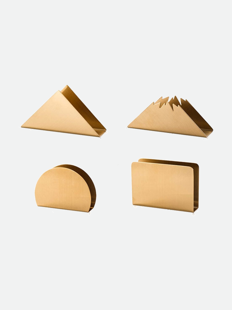 Gold Napkin Holder - Stylish Table Accessory