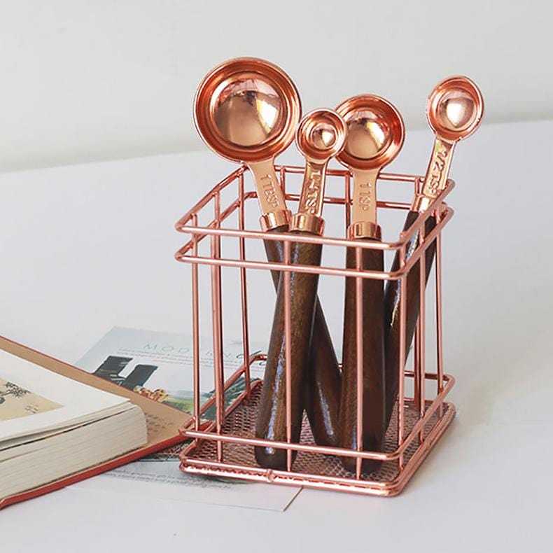 CopperLuxe Measuring Set - Copper-Coloured Design - Stylish and Functional Kitchen Set