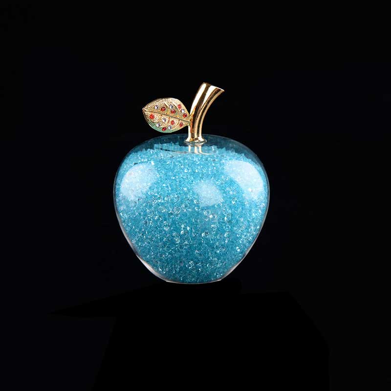 AstraÉclat - Handmade Crystal Apple Figurine