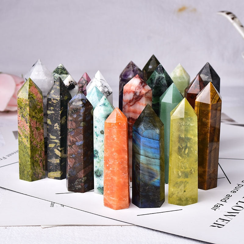 Crystalora Miniature Decoration of Crystal and Natural Stone - Various Sizes and Shapes