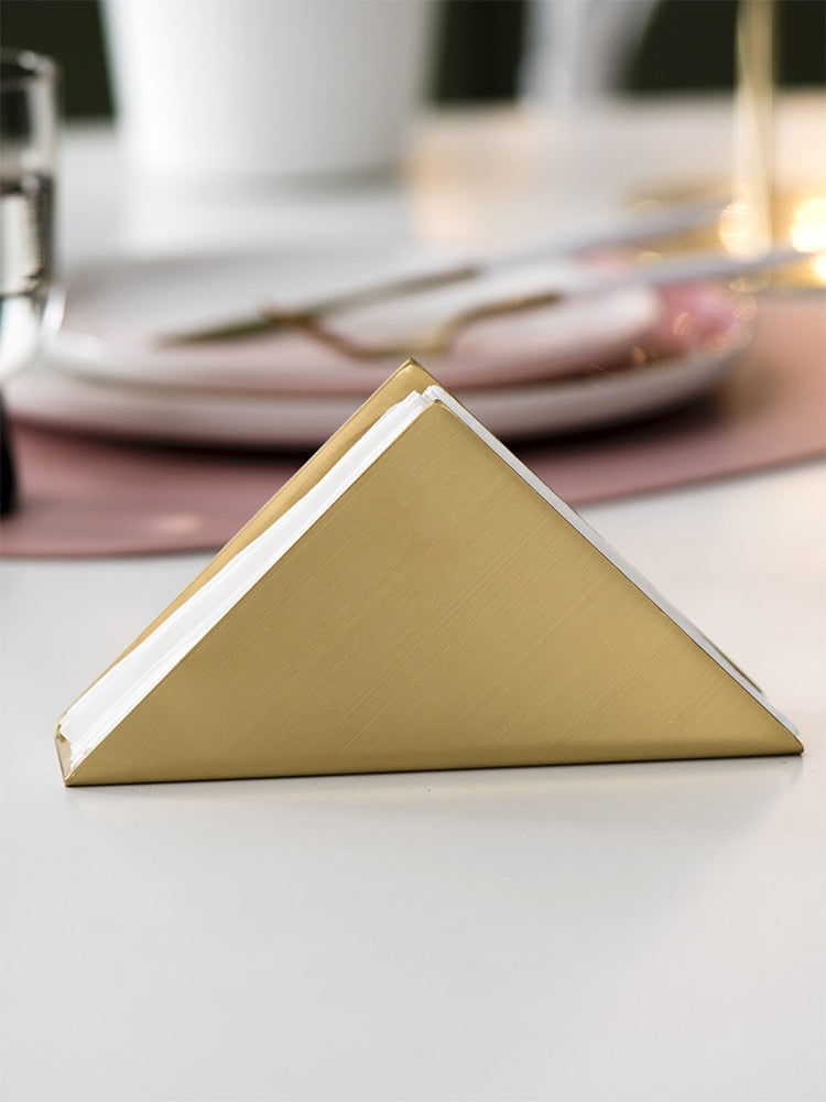 Gold Napkin Holder - Stylish Table Accessory