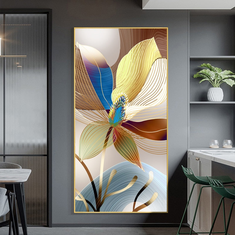 SylvaVerve - Norwegian Abstract Flower Art