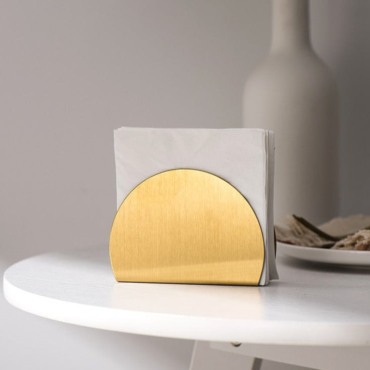 Gold Napkin Holder - Stylish Table Accessory