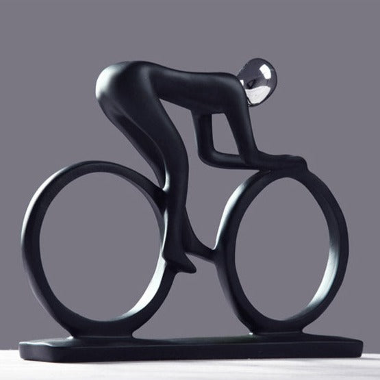 SylvaMotion - Abstract Norwegian Cyclist Sculpture