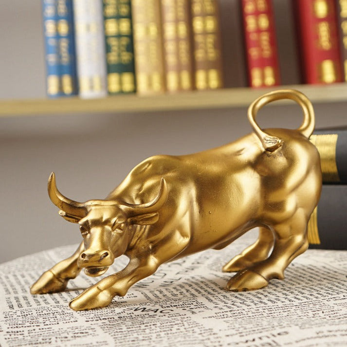 SylvaÉmpire - Bull Figurine for Crypto & Investors