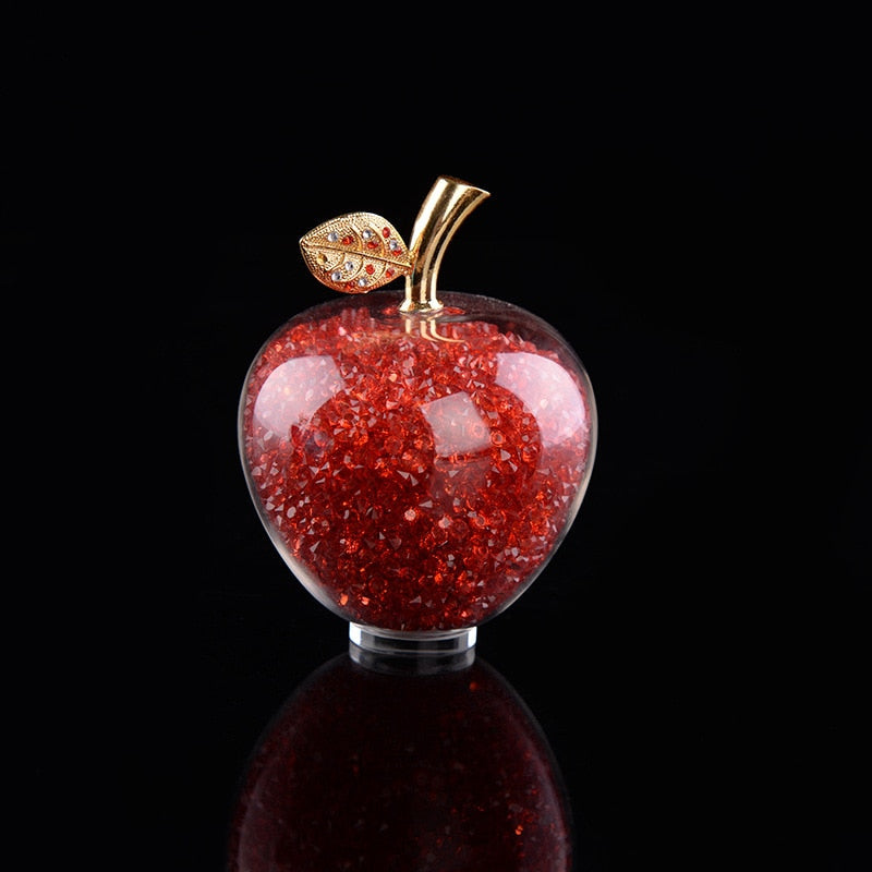 AstraÉclat - Handmade Crystal Apple Figurine