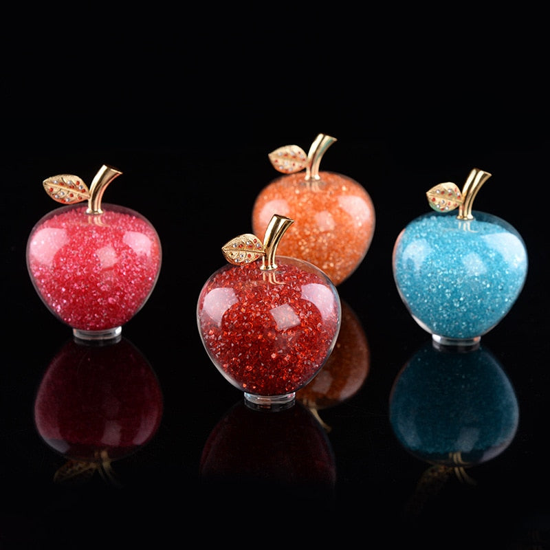 AstraÉclat - Handmade Crystal Apple Figurine