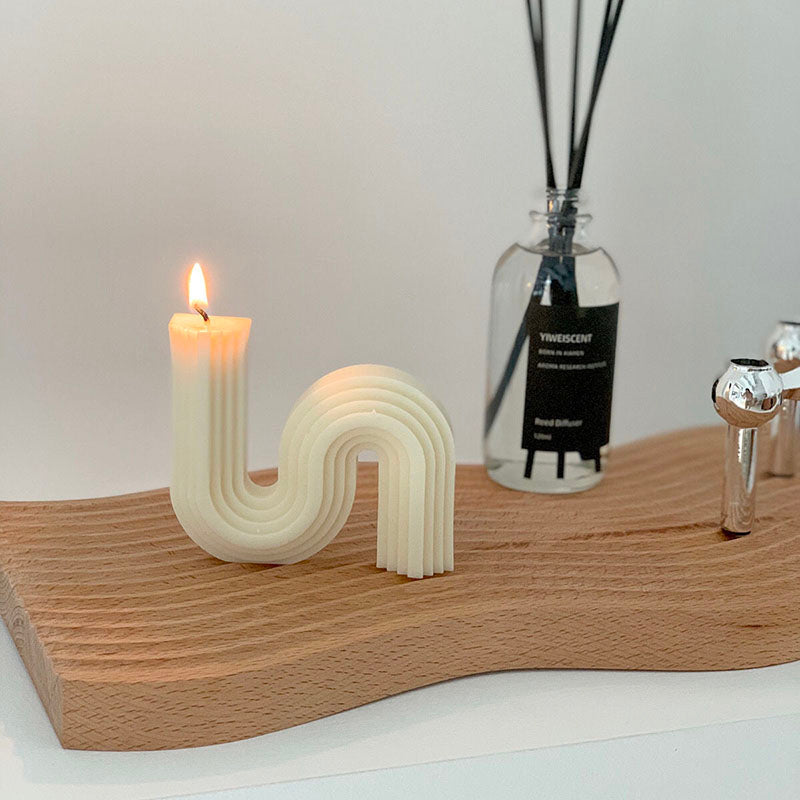 Decorative Candles with Unique Shapes and Scents