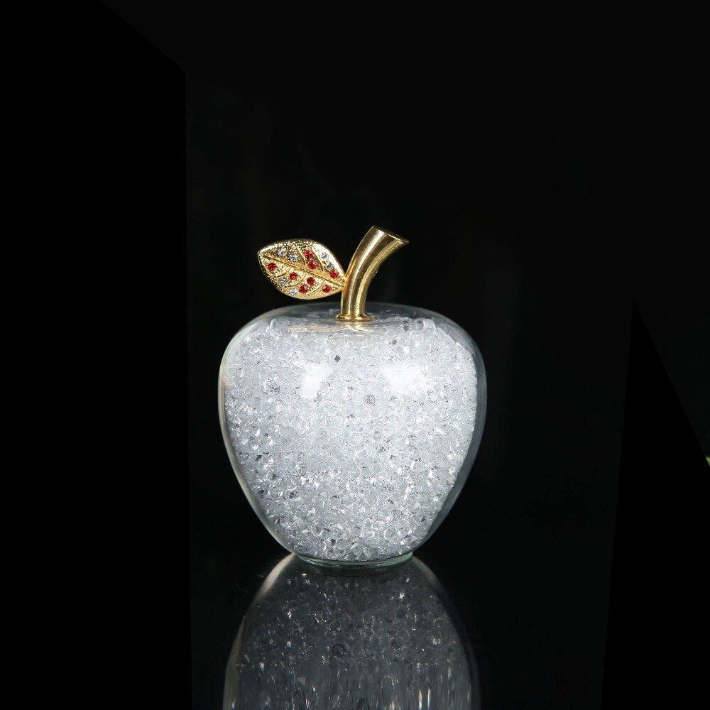 AstraÉclat - Handmade Crystal Apple Figurine