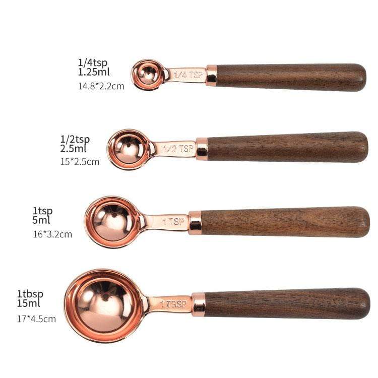 CopperLuxe Measuring Set - Copper-Coloured Design - Stylish and Functional Kitchen Set