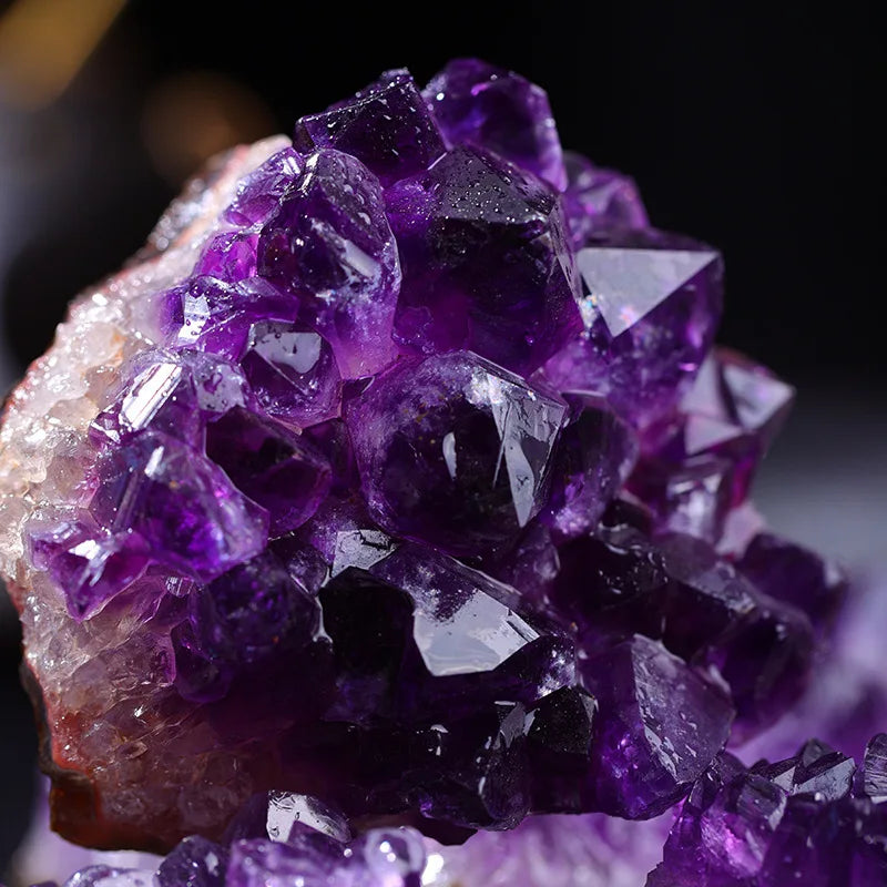 Purple Crystal Stone - Unique Natural Stone for Decoration