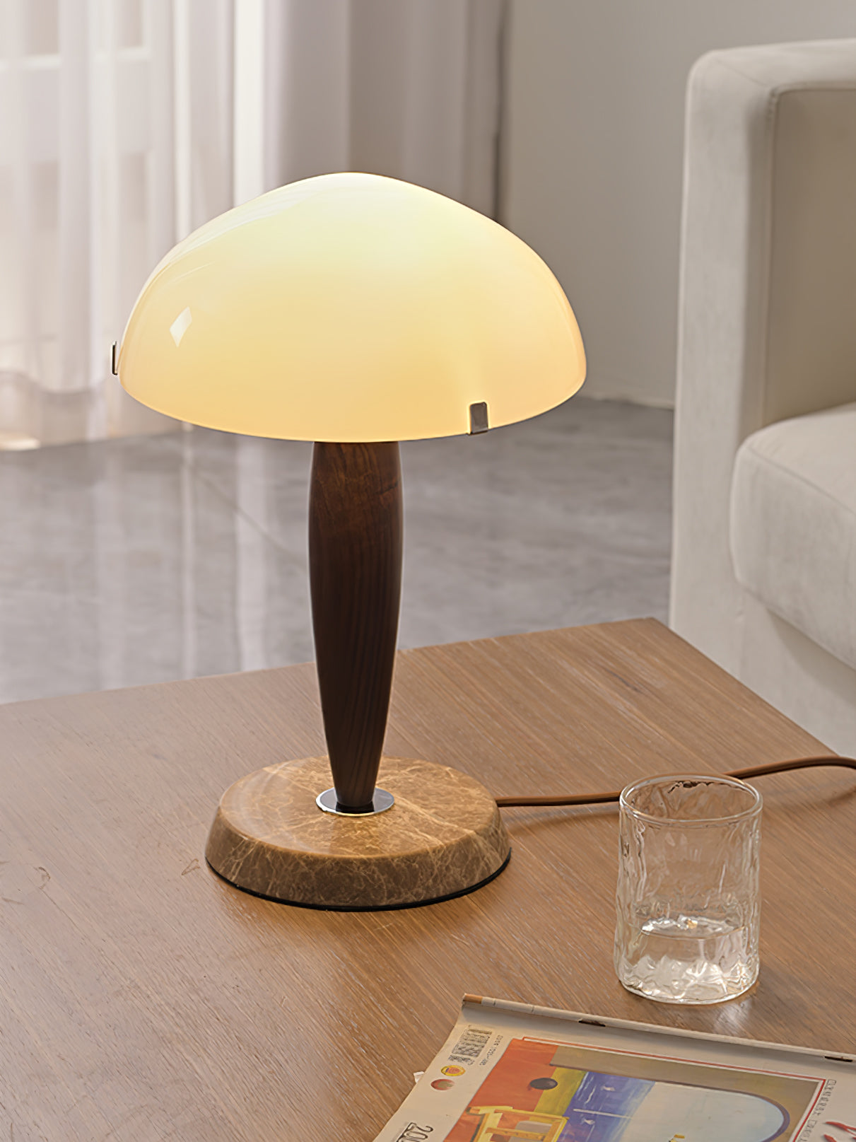 LustraVera - Herman Table Lamp: A Timeless Mix of Literature and Design