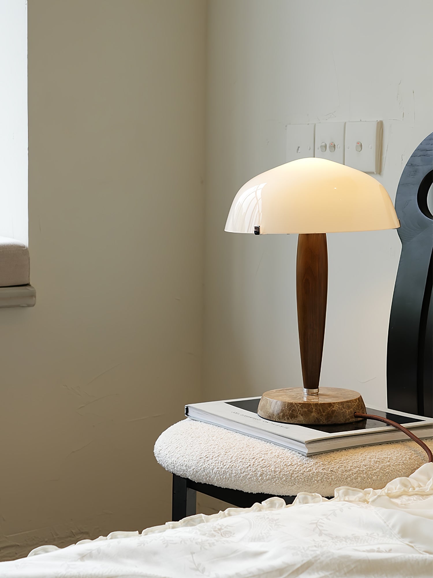 LustraVera - Herman Table Lamp: A Timeless Mix of Literature and Design