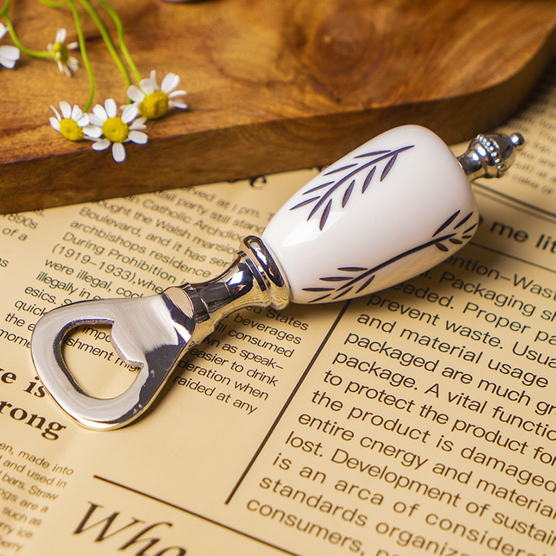 Wooden Bottle Opener with Luxury Wood Carving