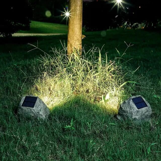 SolarStone - Energy-Efficient Rock Lamp for the Garden